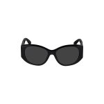Women’s Nano Round Sunglasses in Black